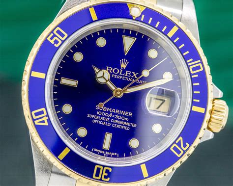 rolex 16613 p series year|rolex submariner 16613 blue dial.